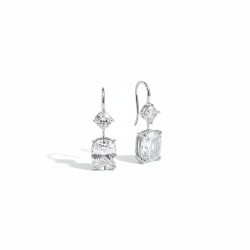 Crystal Frost Drop Earrings - Enchanted Fables