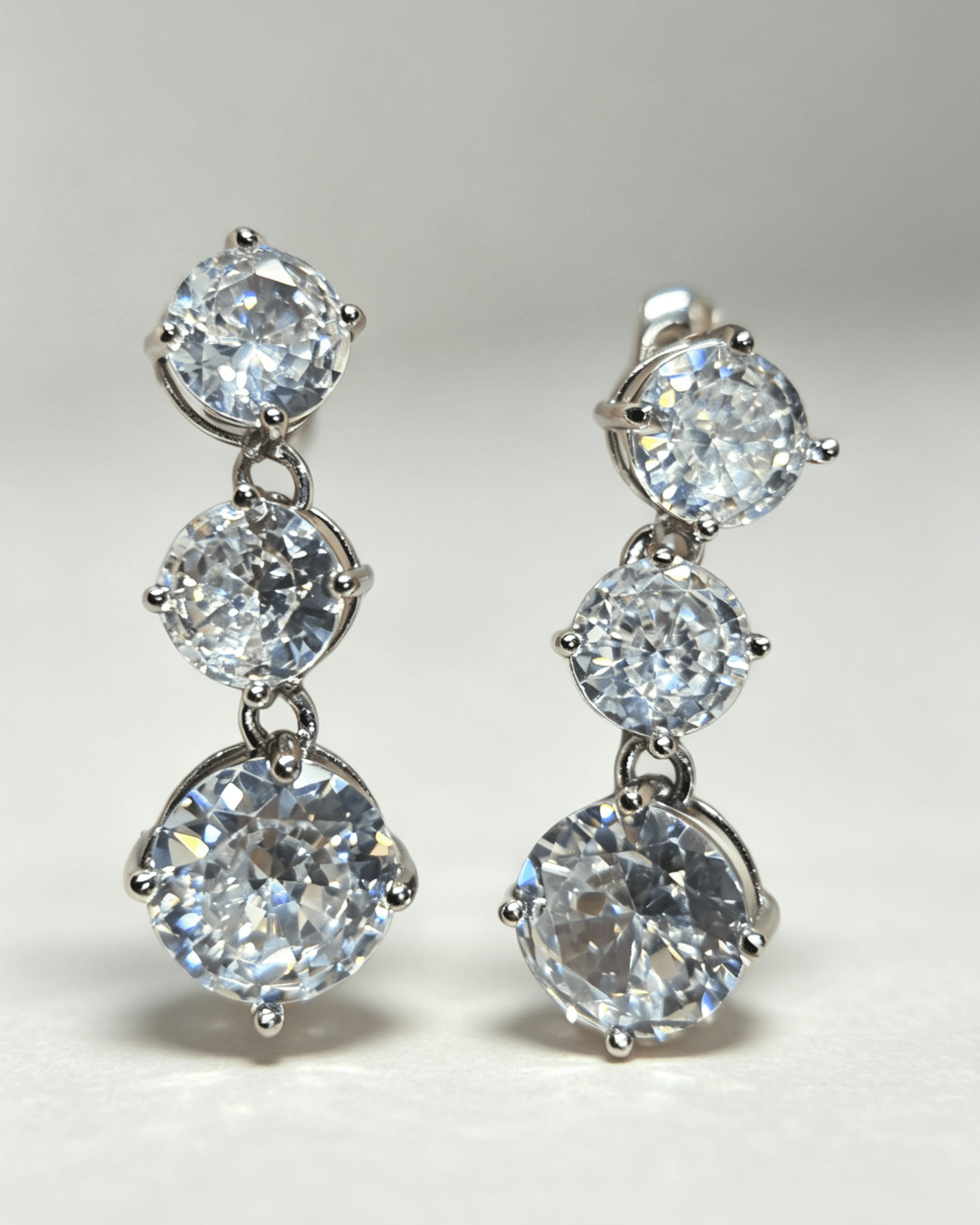 Starlit Trio Drop Earrings - Enchanted Fables