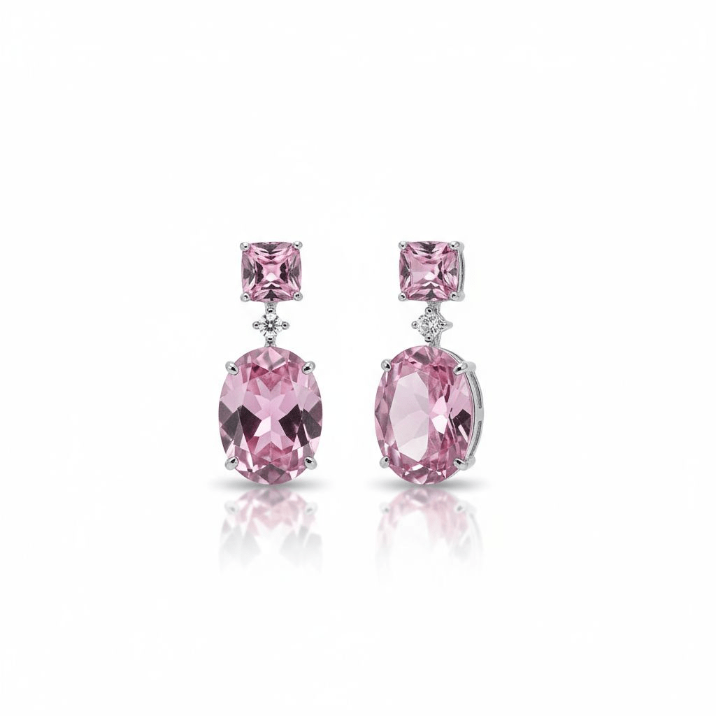 Rose Petal Drop Earrings - Enchanted Fables