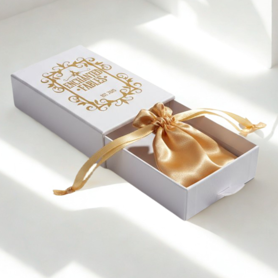 9ct Yellow Gold Long Aqua Crystal Torpedo Drop Earrings